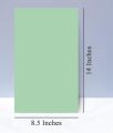 Legal paper Green Colour 100 Sheets 80 grams. 