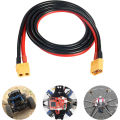 40/60cm 12AWG XT60 Extension Cable XT60 Female to Male Connector for RC Battery Portable Power Station Solar Panel. 