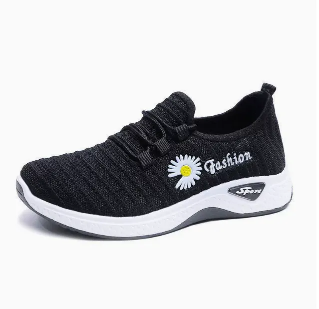 New Women's Shoes Autumn New True Fly Weaving  Little Daisy Women's Casual Sports Shoes Walking Shoeswomen sneakers