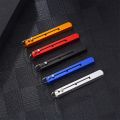 Portable Retractable Toothpick High Strength Titanium Alloy Spring Push-pull Fruit Pick Gift Keychain Pendant Tooth Camping.