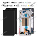 AMOLED For Xiaomi Poco F4 LCD Display 22021211RG Touch Screen Digitizer Assembly For Poco F4 GT LCD OLED 21121210G Replace Parts. 