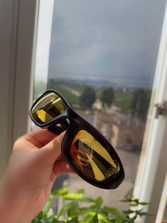 Sunglasses Day & Night Vision Anti-Glare Sunglasses For Auto & Bike - Available in Different Colors - Shades for Girls - Night Vision Glasses for Men & Boys