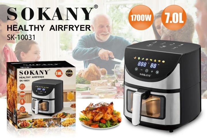 Sokany%207.0L%20Digital%20Air%20Fryer%20%E2%80%93%201700W%20Healthy%20Oil-Free%20Air%20Fryer%20With%20Touchscreen%20And%20Presets%20(SK-10031)%20-%20Image%202