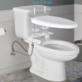 New Lightweight Adjustable Water Pressure Bidets Dual Nozzle Sprayer Non Electric Ultra Slim Bidet Attachment for Toilet.