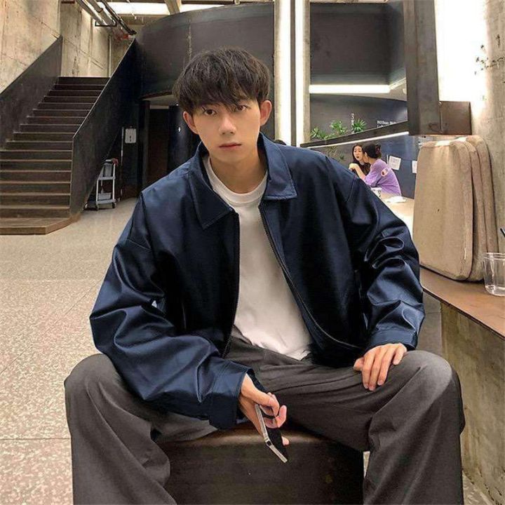 SMJ28-18 Local Made Boy Leather Jacket