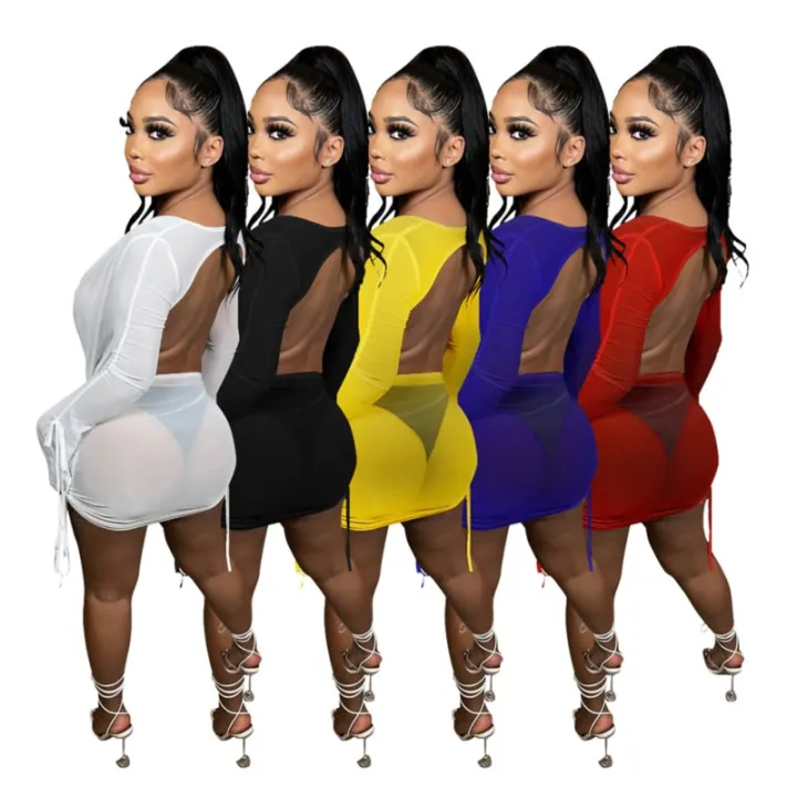 Y2k%20Style%20Backless%20Deep%20V%20Mini%20Dress%20Summer%20Dress%20Lace%20Dress%20%20Birthday%20Party%20Mini%20Dress%20For%20Woman%202023%20Long%20Sleeve%20Two%20Piece%20-%20Image%206