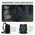 Waterproof Motorcycle Backpack Outdoor Sports Moto Biker Cycling Riding Helmet Backpack Reflective Business Travel Laptop Bag.