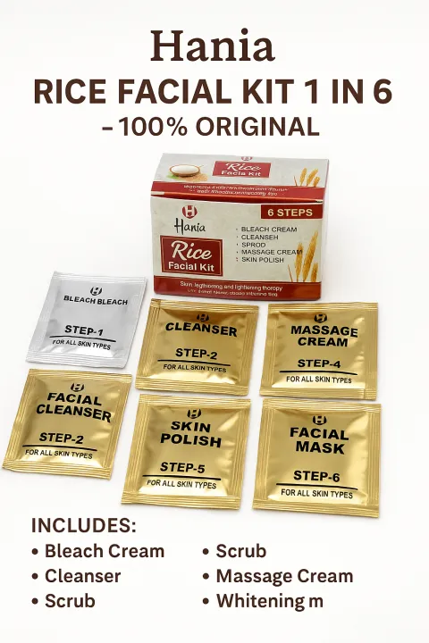 Hania%206%20in%201%20Rice%20Facial%20Kit%20%E2%80%93%20Whitening,%20Brightening%20&%20Glowing%20Skin%20Care%20%E2%80%93%20Complete%20Salon%20Style%20Treatment%20at%20Home%20%E2%80%93%20100%25%20Original%20-%20Image%202