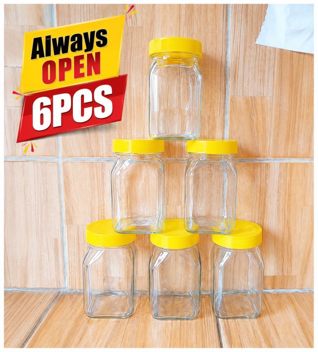 Glassware%20food%20jar%20,%20food%20container,%20glass%20jar%20(%20200%20gm)%206pcs%20-%20Image%202