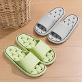 Summer Women Bathroom Slippers EVA Leaky Home Sandals Comfortable Soft Non-slip Slides Indoor Men Quick Drying Flip Flops.