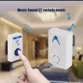 Wireless doorbell LED 2 button 3 Receiver battery powered 32 tune songs. 