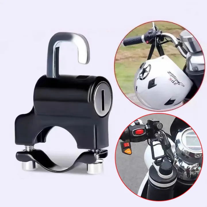 Full or Half Helmet Lock with Keys or 4 Digit Code for Motorcycle ...