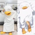 Duck costume Elizabeth cute pajamas duck costume cartoon Gintama cosplay costume duck pajamas gift to friends cartoon cosplay costume. 