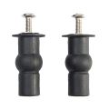 2pcs Expansion Screw Toilet Seat Top Fix Seat Hinge Hole Fixings Well Nut Screw  Back To Wall Toilet Cover Accessories. 