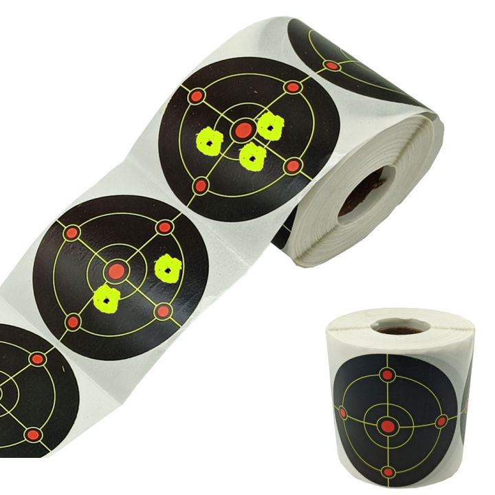 3"%20X%20250%20Pcs%20Black%20Splatter%20Target%20With%20Sharp%20Yellow%20Blooming%20Spot%20%20Shooting%20Target%20Stickers.%20-%20Image%206