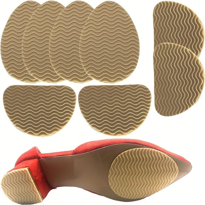 4 Pieces of Anti Slip  Shoe Sole Pads - Can Enhance Stability, Noise Reduction, and Protect Shoe Insoles