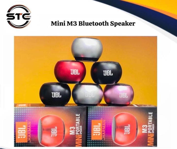 Mini M3 Portable Bluetooth Speaker – Powerful Bass, Wireless Music ...