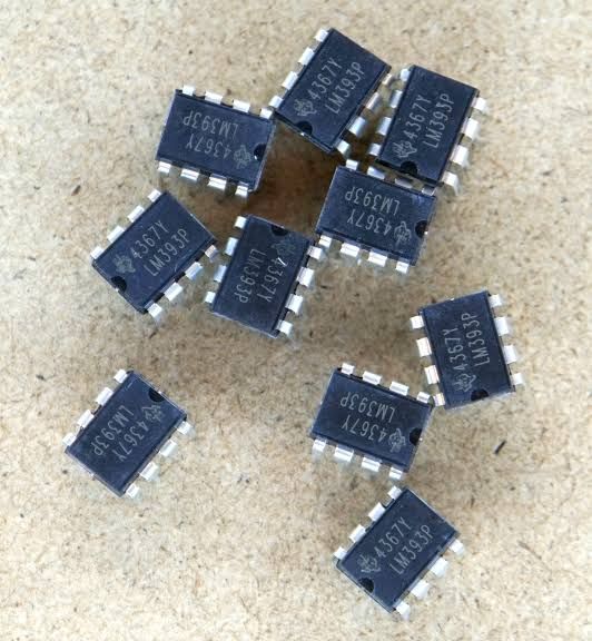 5pcs LM393, LM393N, LM393P, 393, Operational Amplifier IC Dip-8, DUAL Differential Comparator
