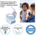 Beurer IH 60 Nebulizer, Quiet and Portable Inhaler, Rechargeable Battery, Compressor Compressed Air | 3-Year Official Warranty by TRONZZ. 