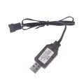 1PCS 7.4V SM-4P Plug USB Charger For DE36W DE65 HM202 EC08 EC16 RC Car M416 Electric Gel Ball Blaster Battery Charger. 