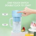 Electric Juicer Mini Portable Blender Fruit Mixers Extractors Multifunction Juice Maker Machine Blender with Straw.