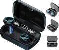 M10  Airpods _ with Super Sound & High Quality Touch Sensors True Stereo Headphones with Bluetooth Wireless Earbuds , Charging Case Sport Headset for all Bluetooth Smart devices.. 