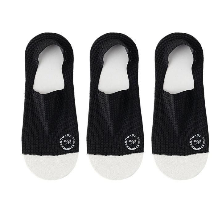 3Pairs%20Men's%20Invisible%20Socks%20Thin%20Breathable%20Comfortable%20High%20Quality%20Waffle%20Pattern%20Boat%20Sock%20Sweat-absorbing%20Casual%20Mesh%20Sox%20-%20Image%207