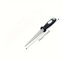Diamond Sharpening Stone with One Stone and Two Birds, Double-sided Flat and Curved Design, Easy To Grip Handle Knife Sharpener. 