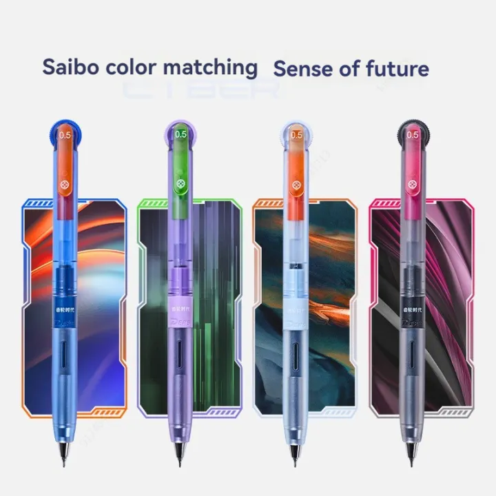 Quick%20Dry%20Black%20Gel%20Pens,%20Medium%20Point%20(0.5mm),CS%20Tip,%20Low-Weight%20Design%20Retractable%20Gel%20Pens%20With%20Comfortable%20Full%20Grip%20-%20Image%202