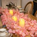 1PC Cherry Blossom String Light 20 LED Garland Artificial Flower Garland Vines Fairy Lights Flower Light For Home Decor Party Bedroom Curtain Room Decoration Cherry Blossom Flower String Lights For Mirror Room Wall Decoration Lights Outdoor Party Lights.. 