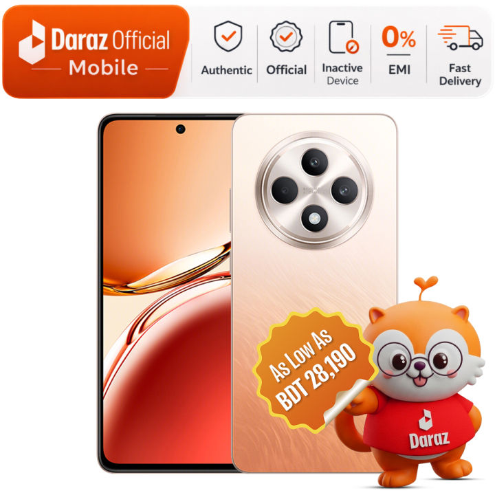 OPPO Reno 12F 5G 12GB/256GB | 6.67" AMOLED 120Hz FHD+ 1200nits Display | MediaTek Dimensity 6300 CPU 8 Core | 50MP + 32MP Camera