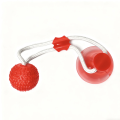 Dog Toys Pet Puppy Interactive Suction Cup Push TPR Ball Toys Molar Bite Toy Elastic Ropes Dog Tooth Cleaning Chewing Supplies.