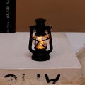 10cm Mini LED Retro Pony Lantern – Glowing Candle Night Light for Dollhouse, Home Decor & Gifts. 