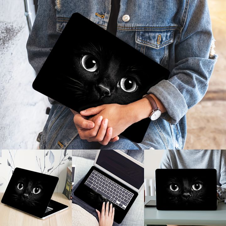 2-Piece%20Cat%20Laptop%20Art%20Decal%20Case,%20Universal%20Netbook%20Skin%20Sticker%20Non-Repeatable%20Make%20Tian's%20Laptop%20Skin%20-%20Image%205