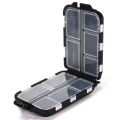 Fishing Tackle Box 10 Compartment Lure Hook Storage Case Double Sided Fishing Tool Organizer Multifunctional Bait Containe.