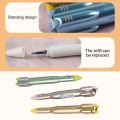Astronaut-Themed LED Light-Up Gel Pens - 1ml Ink, Smooth Writing, Comfort Grip, Vivid Colors - Great for Students, Children's Day & Christmas Gifts,Multi-color. 