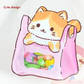 20Pcs 50Pcs Plastic Portable Cartoon Schoolbags Sweets Snack Sealing Pockets Children's Birthday Wedding Party Creative  Bag. 