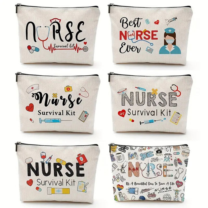 thumbnail image 2 of Nurse Makeup Bag Nurse Accessories ER Nurse G-ift Nurse Survival Kit 2 of 10