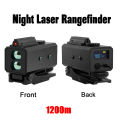LE-032 Range Finder 1200M IP65 Waterproof Outdoor Realtime Tactical Mini Laser Rangefinder Hunting Scope Mountable For Aim Sight. 