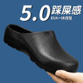 Mens Anti Slip Waterproof Chef Kitchen Shoes Mule Shoes Men and Women Dirt Resistant Work Shoes Sandals Nurse Shoes Breath Clogs. 
