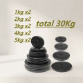 Rubber Weight Plates - 30 Kg. 