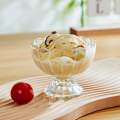 Ice Cream Bowl Glass Set of 6 Pcs Clear Glasses for Dessert Food Grade Plastic Bowl for Ice Cream Sundae Dessert Bowls. 