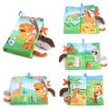 Baby Early Learning Toy Tail Cloth Book Puzzle Parent-child Interactive Sound Paper Infants Activity Toys for Babies. 