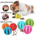 Natural  Pet Dog Toys Dog Chew Toys Tooth Cleaning Treat Ball Extra-tough Interactive Elasticity Ball5cm for Pet Products. 