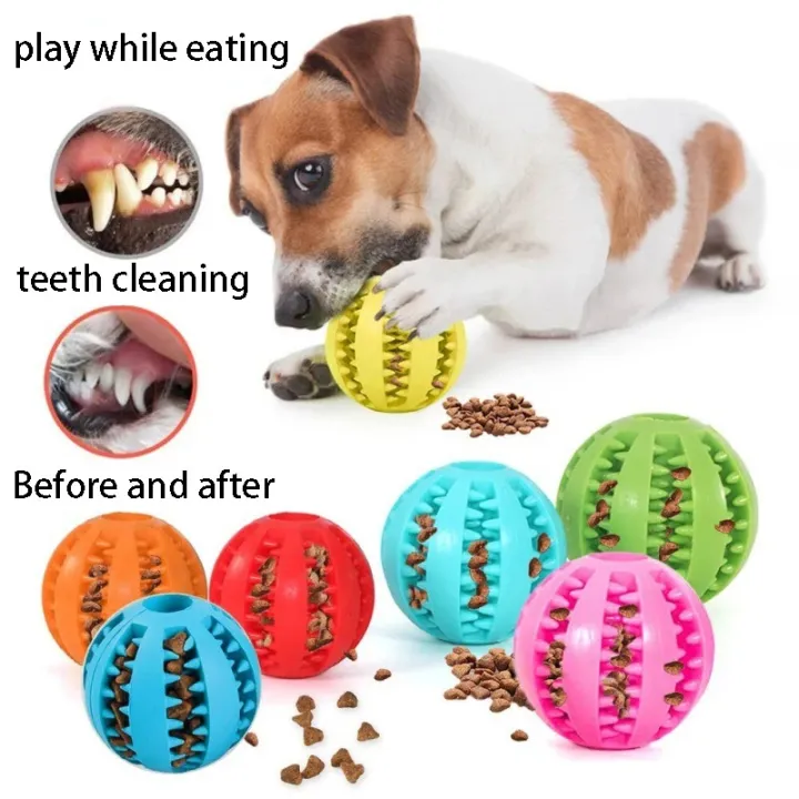 Natural%20%20Pet%20Dog%20Toys%20Dog%20Chew%20Toys%20Tooth%20Cleaning%20Treat%20Ball%20Extra-tough%20Interactive%20Elasticity%20Ball5cm%20for%20Pet%20Products%20-%20Image%203