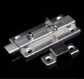 Stainless steel towal bolt with screw door lock kundi automatic button. 
