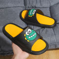 Cute cartoon cute little dinosaur shoes minimalist thick heel waterproof soft and flexible slippers. 