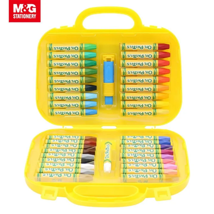 Kids%20Artist%20Oil%20Pastel%20colours%20pack%20of%2012/24/36/48%20colour%20sets%20with%20Free%20Sharpener%20and%20extra%20White%20pastel%20pencil%20like%20pastels%20-%20Image%203