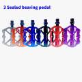 SYUN Colors Bicycle pedal ultra light 3 sealed bearings 9/16 aluminum alloy mountain bike pedals MTB road bike Parts accessories.