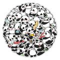 Cute panda pack of 30  INS stickers Aesthetic sketchbooks PVC Laptop Diary Decoration scrapbooking School stationery supply for kids 4 stickers extra. 
